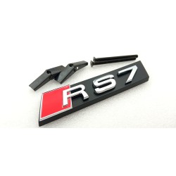 EMBLEMA DE PARRILLA AUDI RS7 PLATA