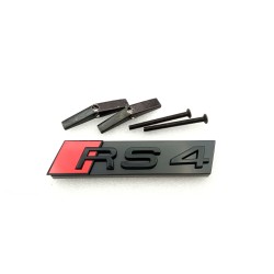 EMBLEMA DE PARRILLA AUDI RS4 NEGRO