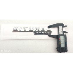 Set letras mercedes biturbo 4matic plata