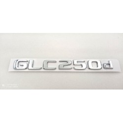 EMBLEMA LETRAS MERCEDES BENZ CLASE GLC GLC250d CROMADAS