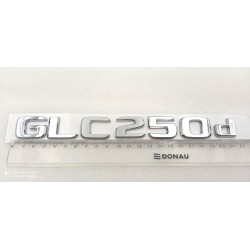 EMBLEMA LETRAS MERCEDES BENZ CLASE GLC GLC250d CROMADAS