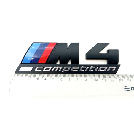 EMBLEMA TRASERO BMW M4 COMPETITION NEGRO