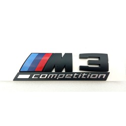 EMBLEMA TRASERO BMW M3 COMPETITION NEGRO