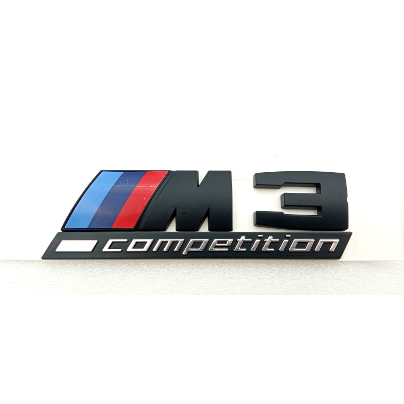 EMBLEMA TRASERO BMW M3 COMPETITION NEGRO