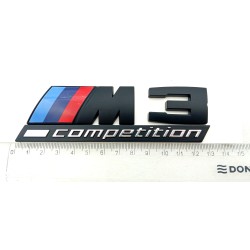 EMBLEMA TRASERO BMW M3 COMPETITION NEGRO