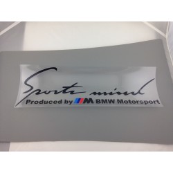 VINILO SPORTS MIND PRODUCED BY M BMW NEGRO