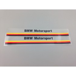 VINILO 2 x BMW Motor bandera  Alemana