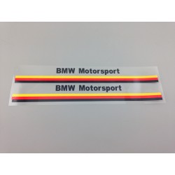 VINILO 2 x BMW MOTOR BANDERA ALEMANA