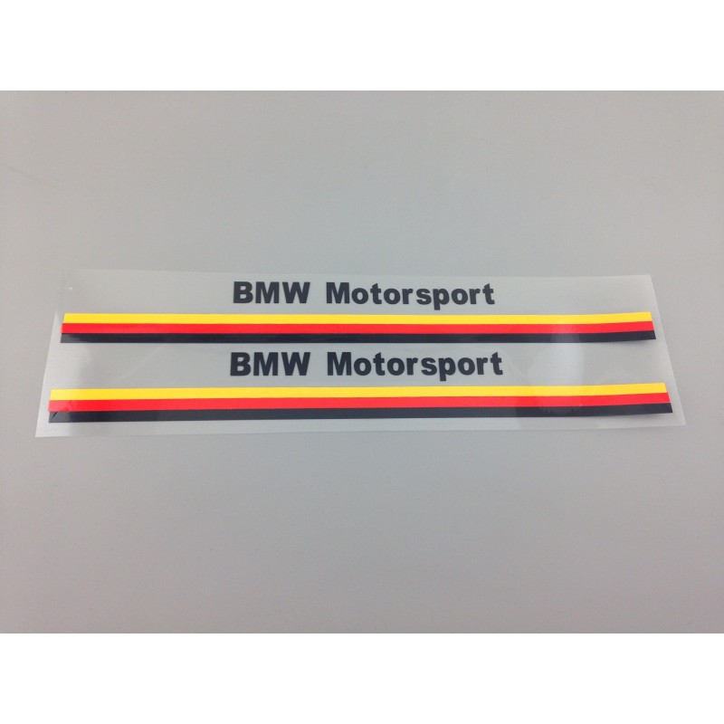 VINILO 2 x BMW Motor bandera  Alemana