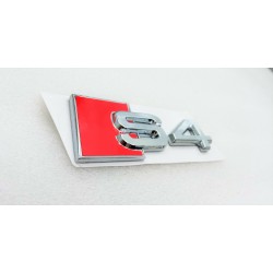 Emblema trasero letras s4 audi cromadas