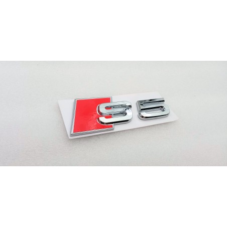 EMBLEMA TRASERO LETRAS S5 AUDI CROMADAS