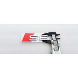 EMBLEMA TRASERO LETRAS S6 AUDI CROMADAS