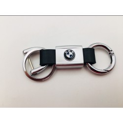 Llavero de cuero con logo bmw