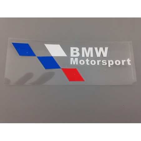 VINILO BMW MOTORSPORT letra blanca VINILO BMW MOTORSPORT letra blanca