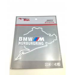 Vinilo BMW M nurburgring  blanca