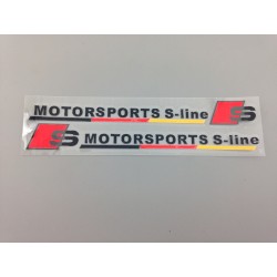 VINILO 2 x MOTORSPORTS SLINE NEGRO