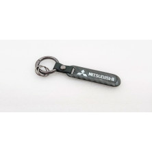 LLAVERO DE CARBONO CON LOGO MITSUBISHI