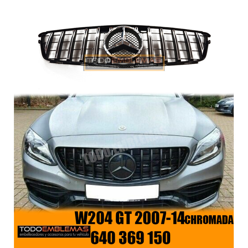 PARRILLA MERCEDES GT AMG CROMADA CLASE C W204