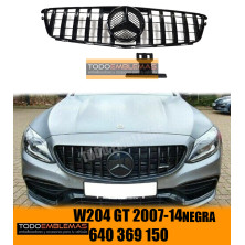 PARRILLA MERCEDES GT AMG NEGRA CLASE C W204