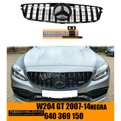 PARRILLA MERCEDES GT AMG NEGRA CLASE C W204