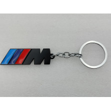 LLAVERO METALICO BMW M NEGRO