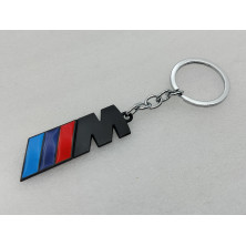 LLAVERO METALICO BMW M NEGRO