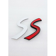 EMBLEMA TRASERO S MINI COOPER ROJO Y NEGRO