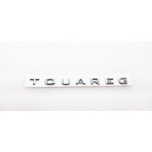 EMEBLEMA LOGO TRASERO VOLKSWAGEN TOUAREG PLATA