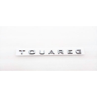 EMEBLEMA LOGO TRASERO VOLKSWAGEN TOUAREG PLATA