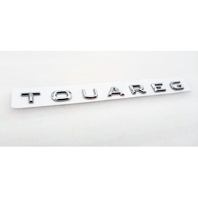 EMEBLEMA LOGO TRASERO VOLKSWAGEN TOUAREG PLATA