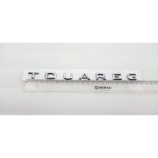 EMEBLEMA LOGO TRASERO VOLKSWAGEN TOUAREG PLATA