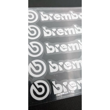 PEGATINAS PINZAS DE FRENO BREMBO BLANCO