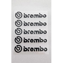 PEGATINAS PINZAS DE FRENO BREMBO NEGRO