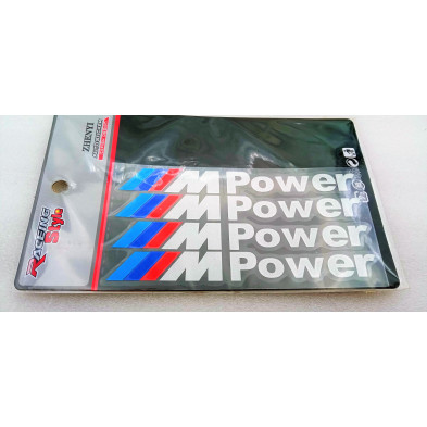 VINILO PEGATINAS PINZAS DE FRENO BMW M POWER BLANCO