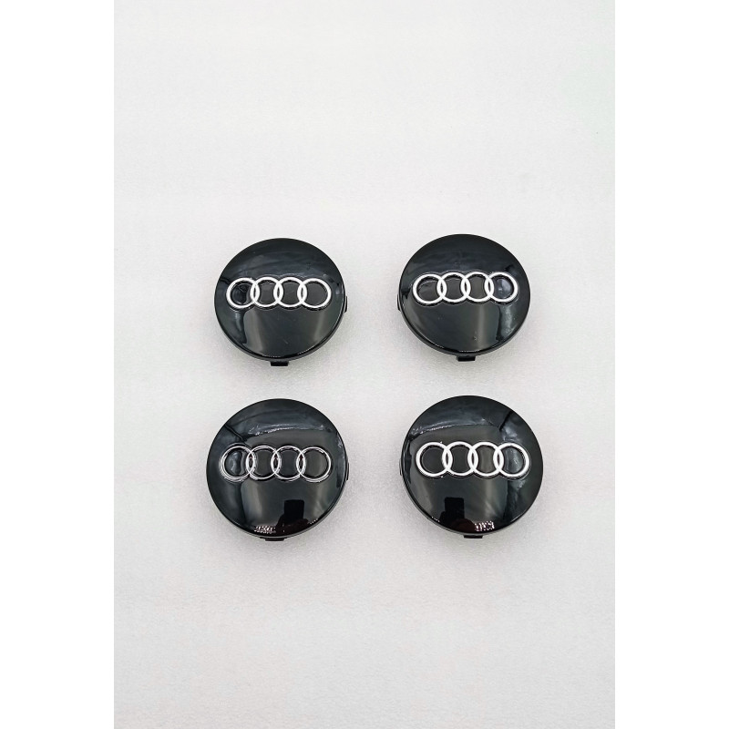 Centro de rueda Audi negro 60mm