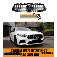 PARRILLA MERCEDES GT AMG CROMO W177 CLASE A 2019-2022