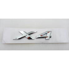 EMBLEMA TRASERO BMW X4 PLATA