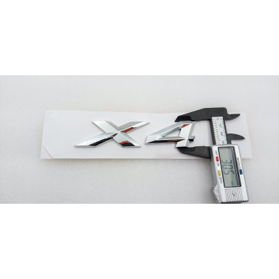 EMBLEMA TRASERO BMW X4 PLATA CROMADO