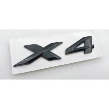 Emblema trasero BMW X4 Negro