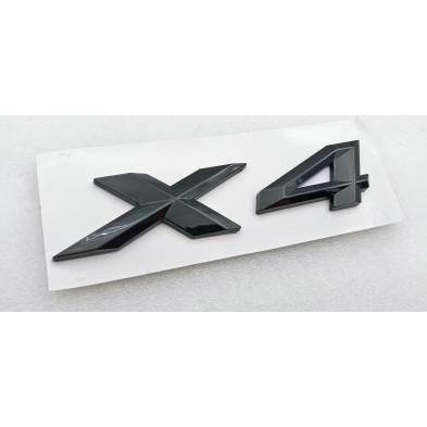 Emblema trasero BMW X4 Negro
