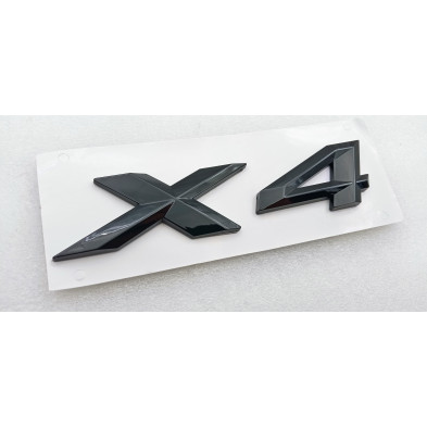EMBLEMA TRASERO BMW X4 NEGRO