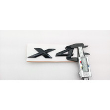 EMBLEMA TRASERO BMW X4 NEGRO