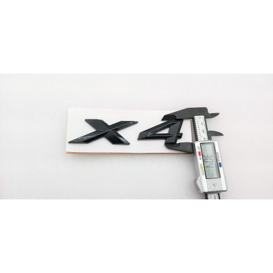 EMBLEMA TRASERO BMW X4 NEGRO