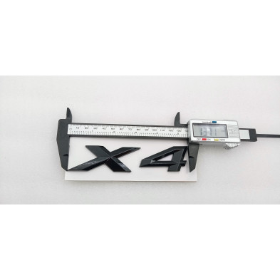 EMBLEMA TRASERO BMW X4 NEGRO