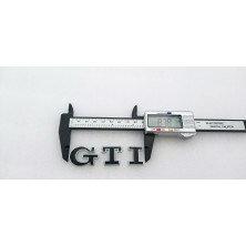 EMBLEMA TRASERO VOLKSWAGEN LETRAS GTI COLOR NEGRO