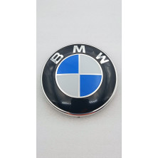 EMBLEMA CAPOT BMW AZUL Y BLANCO ORIGINAL 82MM