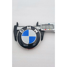 EMBLEMA CAPOT BMW AZUL Y BLANCO ORIGINAL 82MM