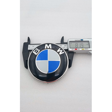 EMBLEMA CAPOT BMW AZUL Y BLANCO ORIGINAL 82MM