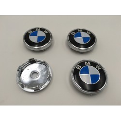 CENTRO DE RUEDA BMW Azul 60 mm