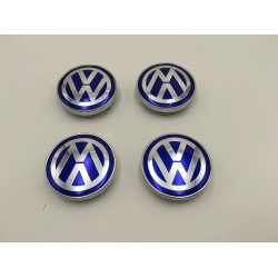 Centro de rueda Volkswagen azul 60mm